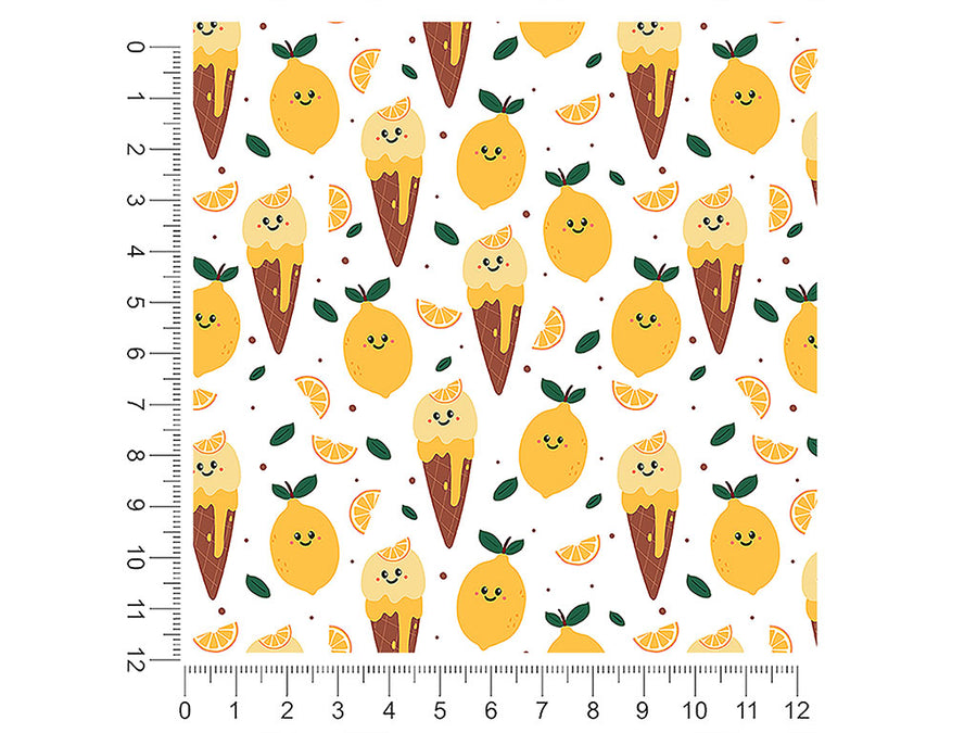 sweet sorbet fruit 1ft x 1ft Craft Sheets