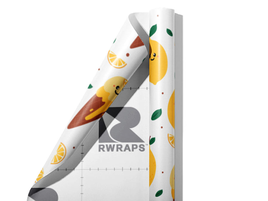 Sweet Sorbet Fruit Wrap Film Sheets~Rwraps Series 914 Sweet Sorbet Fruit Scrolled Sheet~3