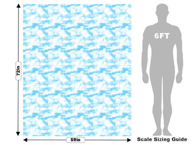 Sweet Summer Sky Vehicle Wrap Scale~Rwraps Series 914 Sweet Summer Sky Measurements~1
