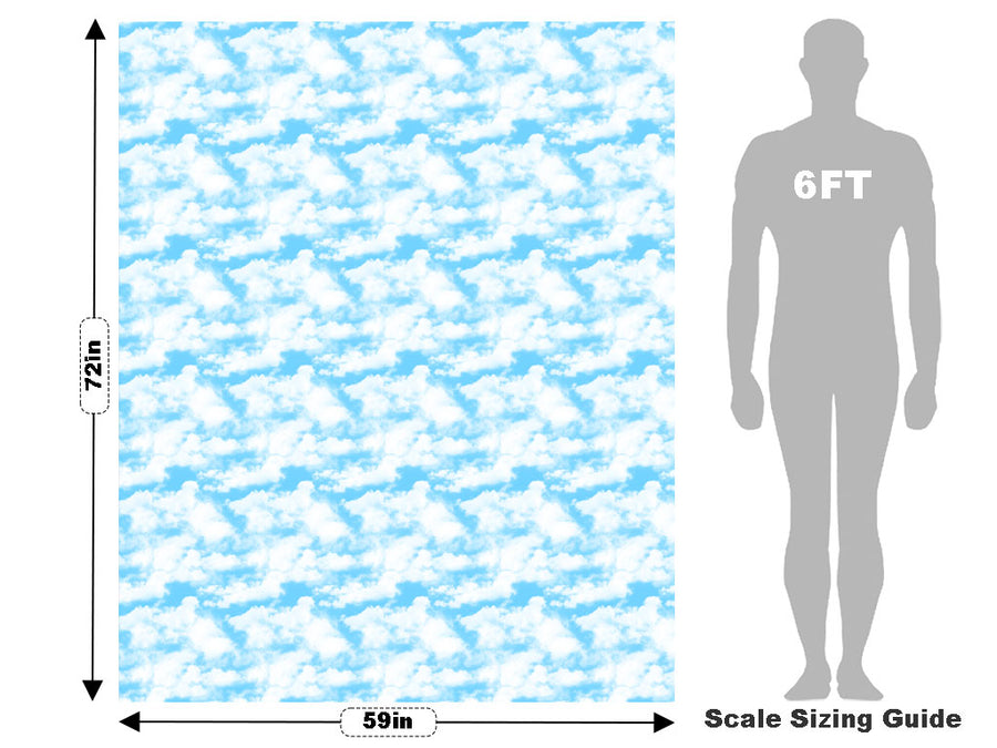 Sweet Summer Sky Vehicle Wrap Scale~Rwraps Series 914 Sweet Summer Sky Measurements~1