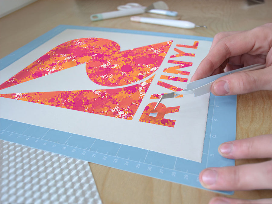 sweet talk paint splatter Easy Weed Craft Vinyl