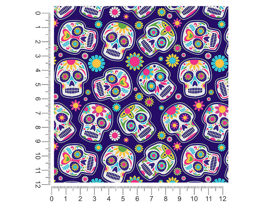 sweet tooth skull and bones 1ft x 1ft Craft Sheets