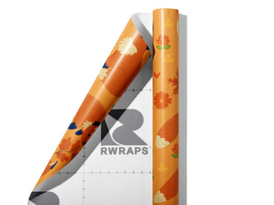 Sweet Vixen Animal Wrap Film Sheets~Rwraps Series 914 Sweet Vixen Animal Scrolled Sheet~3