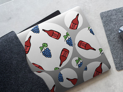sweet white alcohol DIY Laptop Stickers