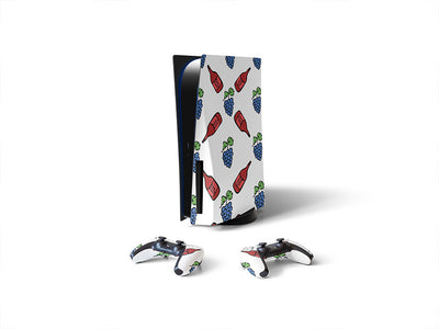 sweet white alcohol Sony PS5 DIY Skin