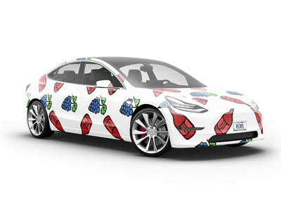 Sweet White Alcohol Vehicle Vinyl Wrap