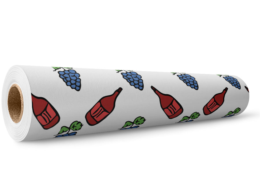 Sweet White Alcohol Wrap Film Wholesale Roll~Rwraps Series 914 Digitally Printed Vinyl Roll~5