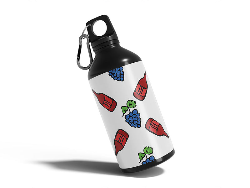 sweet white alcohol Water Bottle DIY Stickers
