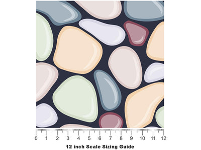 Sweetheart  Cobblestone Vinyl Film Pattern Size 12 inch Scale~Rwraps Sweetheart  Cobblestone Sizing Chart~3