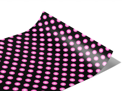 Sweetheart Pink Polka Dot Vinyl Wraps~Rwraps Series 914 Digitally Printed Vinyl Wrap~0
