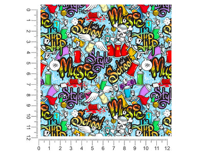 swift punition graffiti 1ft x 1ft Craft Sheets
