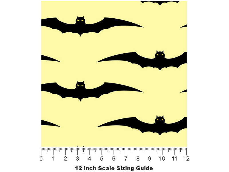 Swooping Low Animal Vinyl Film Pattern Size 12 inch Scale~Rwraps Swooping Low Animal Sizing Chart~2