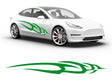 3M Bright Green Swoosh Body Graphic~Full Side Auto Decal Kit~0