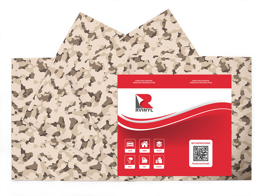 syrian dpm camouflage Craft Vinyl Sheet Pack