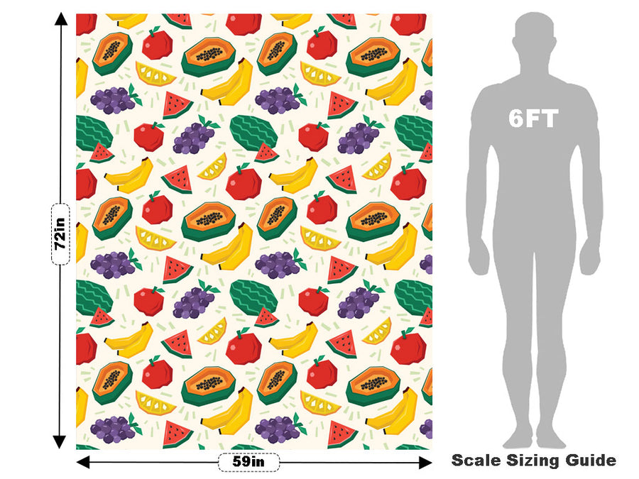 Table Fruits Fruit Vehicle Wrap Scale~Rwraps Series 914 Table Fruits Fruit Measurements~1