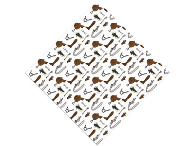 Tack and Gloves Sport Vinyl Wrap Pattern