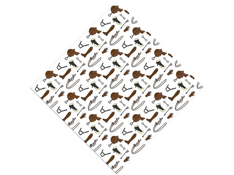 Tack and Gloves Sport Vinyl Wrap Pattern