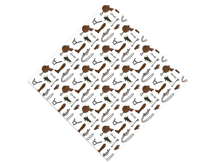 Tack and Gloves Sport Vinyl Wrap Pattern