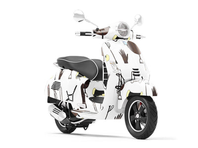 Tack and Gloves Sport Vespa Scooter Wrap Film