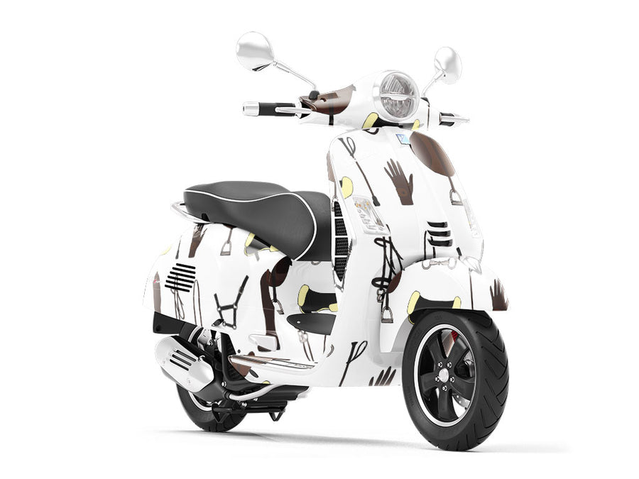 Tack and Gloves Sport Vespa Scooter Wrap Film
