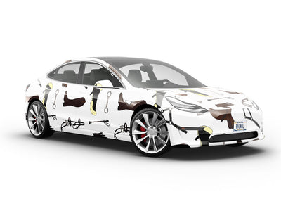 Tack and Gloves Sport Vehicle Vinyl Wrap