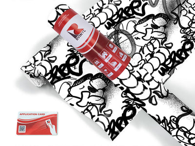 tag out graffiti Craft Vinyl Roll