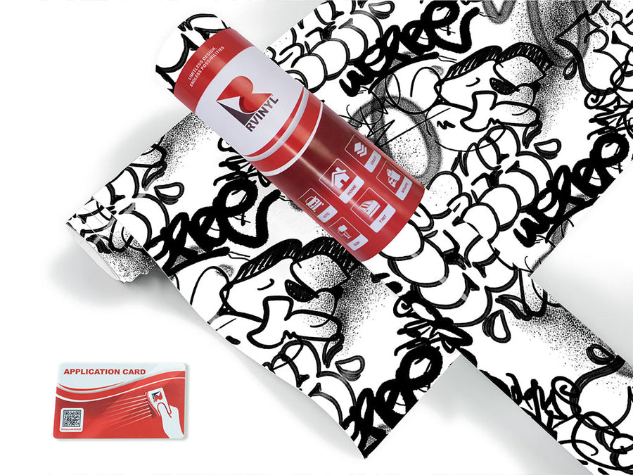tag out graffiti Craft Vinyl Roll