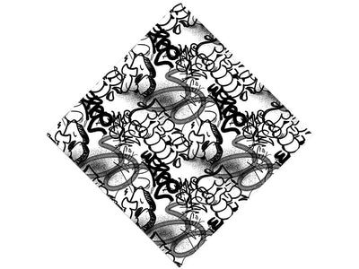 Tag Out Graffiti Vinyl Wrap Pattern