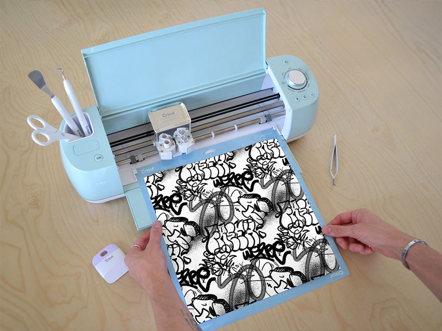 tag out graffiti Cricut Compatible Vinyl