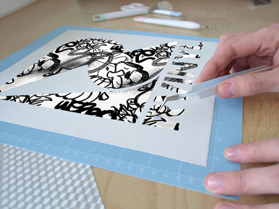 tag out graffiti Easy Weed Craft Vinyl