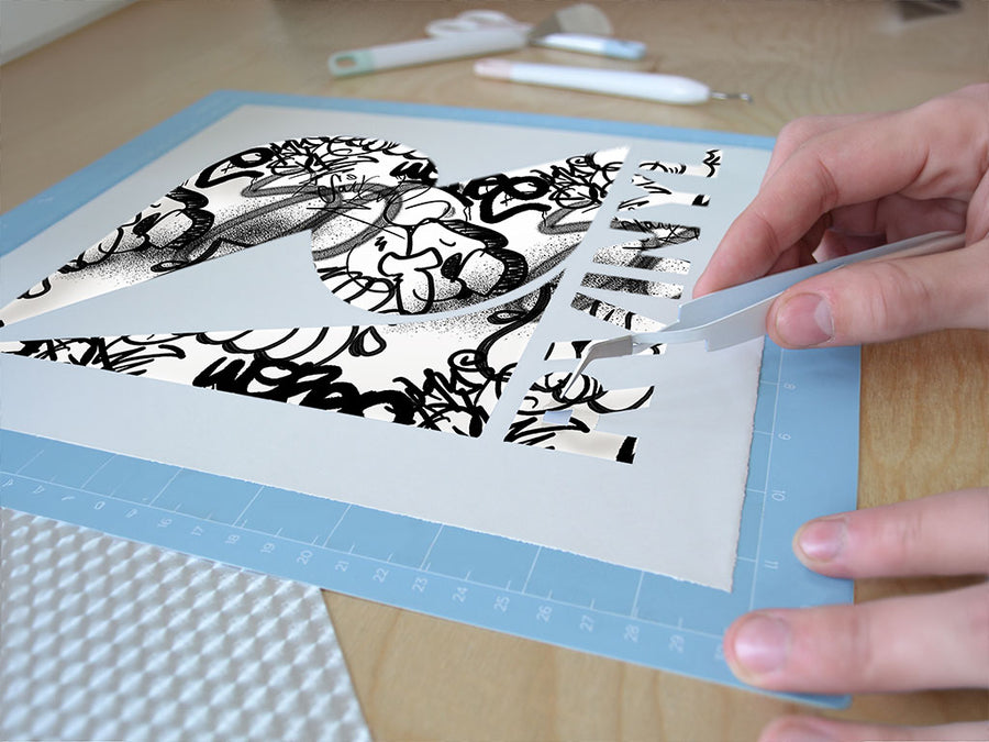 tag out graffiti Easy Weed Craft Vinyl