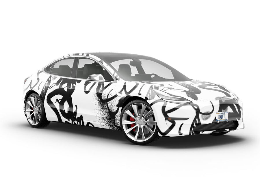 Tag Out Graffiti Vehicle Vinyl Wrap
