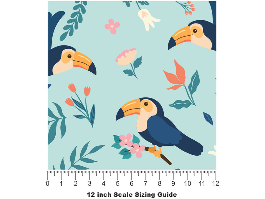 Take Flight Birds Vinyl Film Pattern Size 12 inch Scale~Rwraps Take Flight Birds Sizing Chart~2