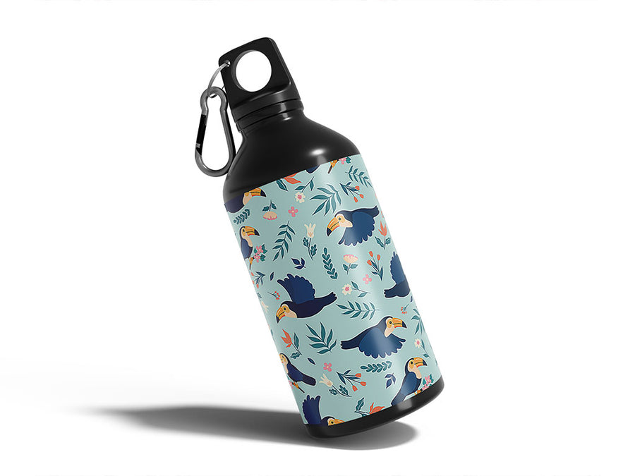 take flight bird Water Bottle DIY Stickers