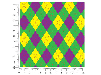 take notice argyle 1ft x 1ft Craft Sheets