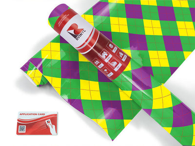 take notice argyle Craft Vinyl Roll