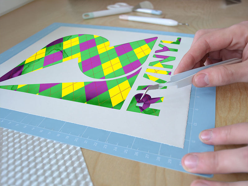 take notice argyle Easy Weed Craft Vinyl