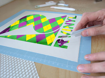 take notice argyle Easy Weed Craft Vinyl