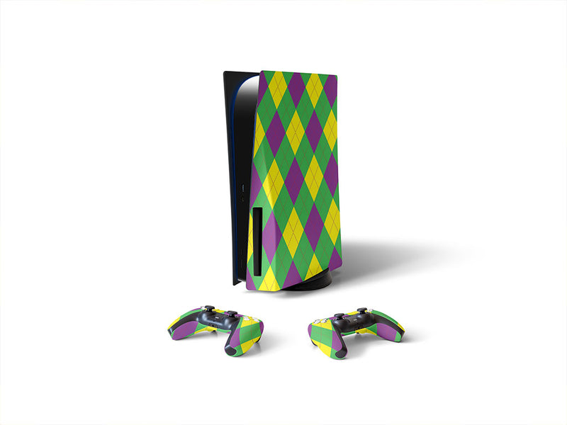 take notice argyle Sony PS5 DIY Skin