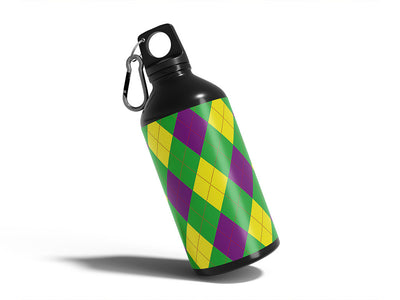 take notice argyle Water Bottle DIY Stickers