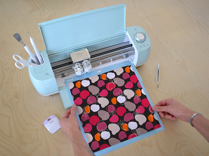 taking breaths abstract geometric Cricut Compatible Vinyl