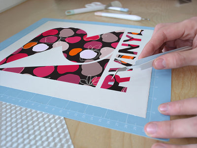 taking breaths abstract geometric Easy Weed Craft Vinyl