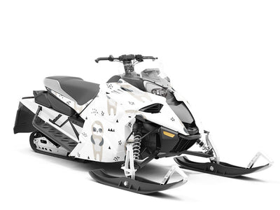 Taking Time Animal Custom Wrapped Snowmobile