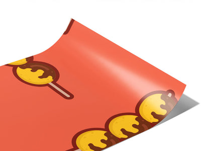 Takoyaki Time Food Vinyl Wraps~Rwraps Series 914 Digitally Printed Vinyl Wrap~0