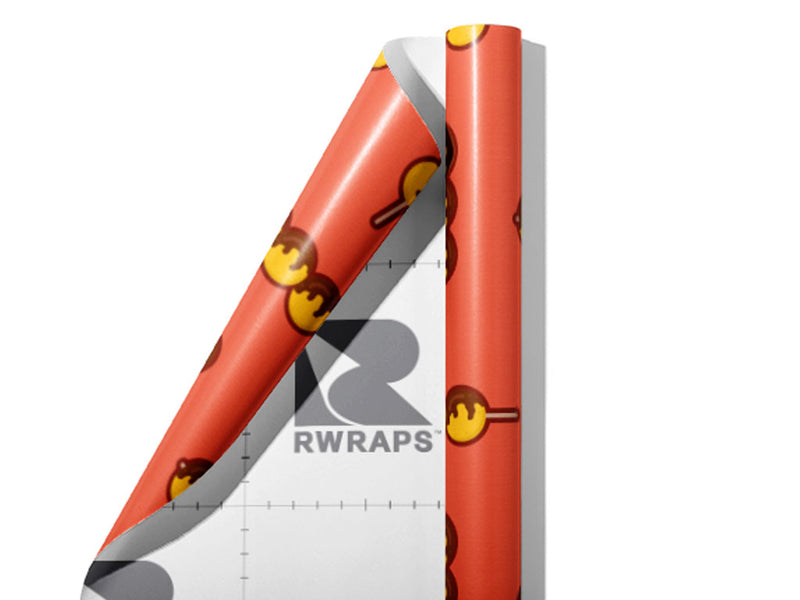 Takoyaki Time Food Wrap Film Sheets~Rwraps Series 914 Takoyaki Time Food Scrolled Sheet~3