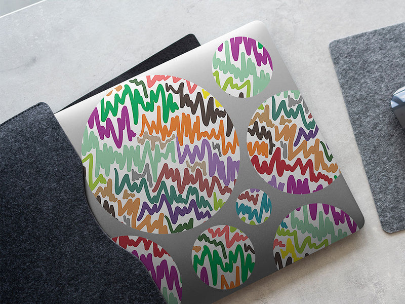 tall tales abstract geometric DIY Laptop Stickers