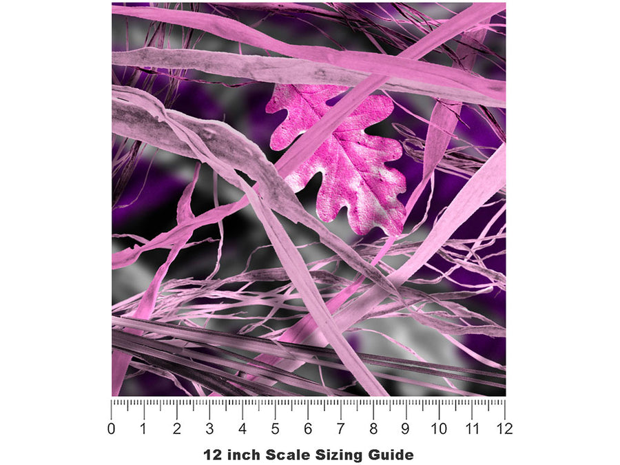 Tallgrass Pink Camouflage Vinyl Film Pattern Size 12 inch Scale~Rwraps Tallgrass Pink Camouflage Sizing Chart~2