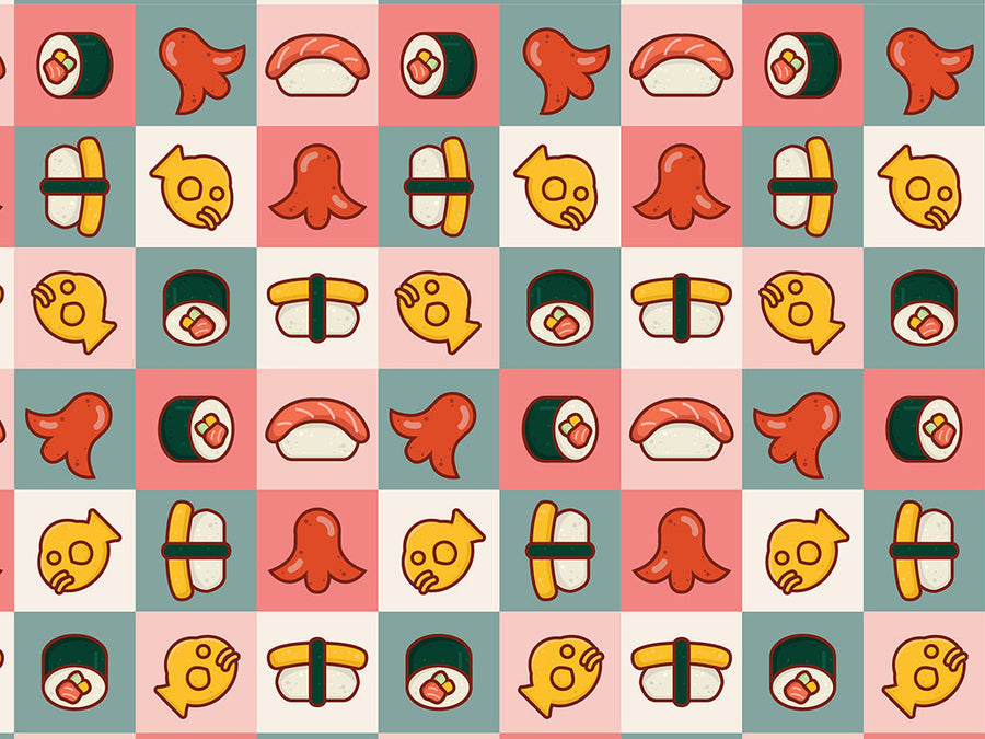 Tamago Time Food Vinyl Wrap Pattern~Rwraps Series 914 Digitally Printed Vinyl Wrap~0