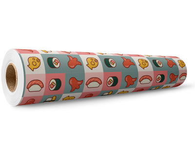 Tamago Time Food Wrap Film Wholesale Roll~Rwraps Series 914 Digitally Printed Vinyl Roll~5