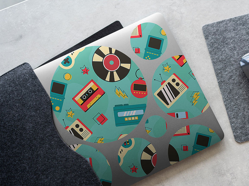 tamo-gotcha retro DIY Laptop Stickers